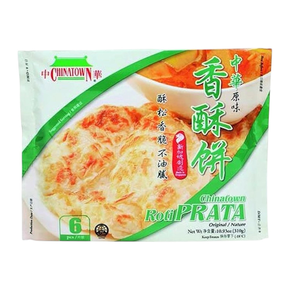 CHINATOWN Roti Prata Original 6 PCS 310g