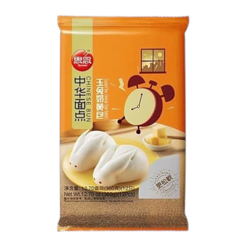 SYNEAR Custard Buns Rabbit 12 PCS 360g