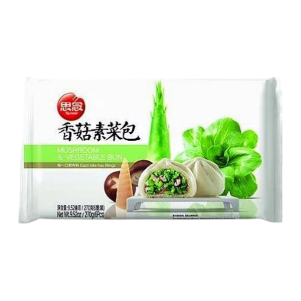 SYNEAR Mushroom & Vegetables Buns 6 PCS 270g