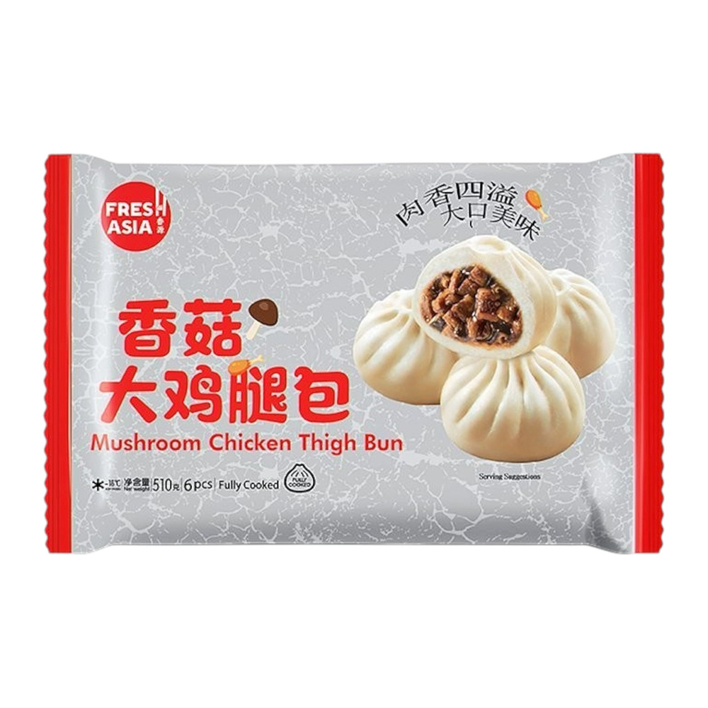 FRESHASIA Mushroom Chicken Thigh Bun 510g