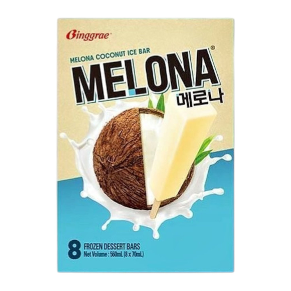 BINGGRAE Melona Ice Bar Coconut 8*70ml