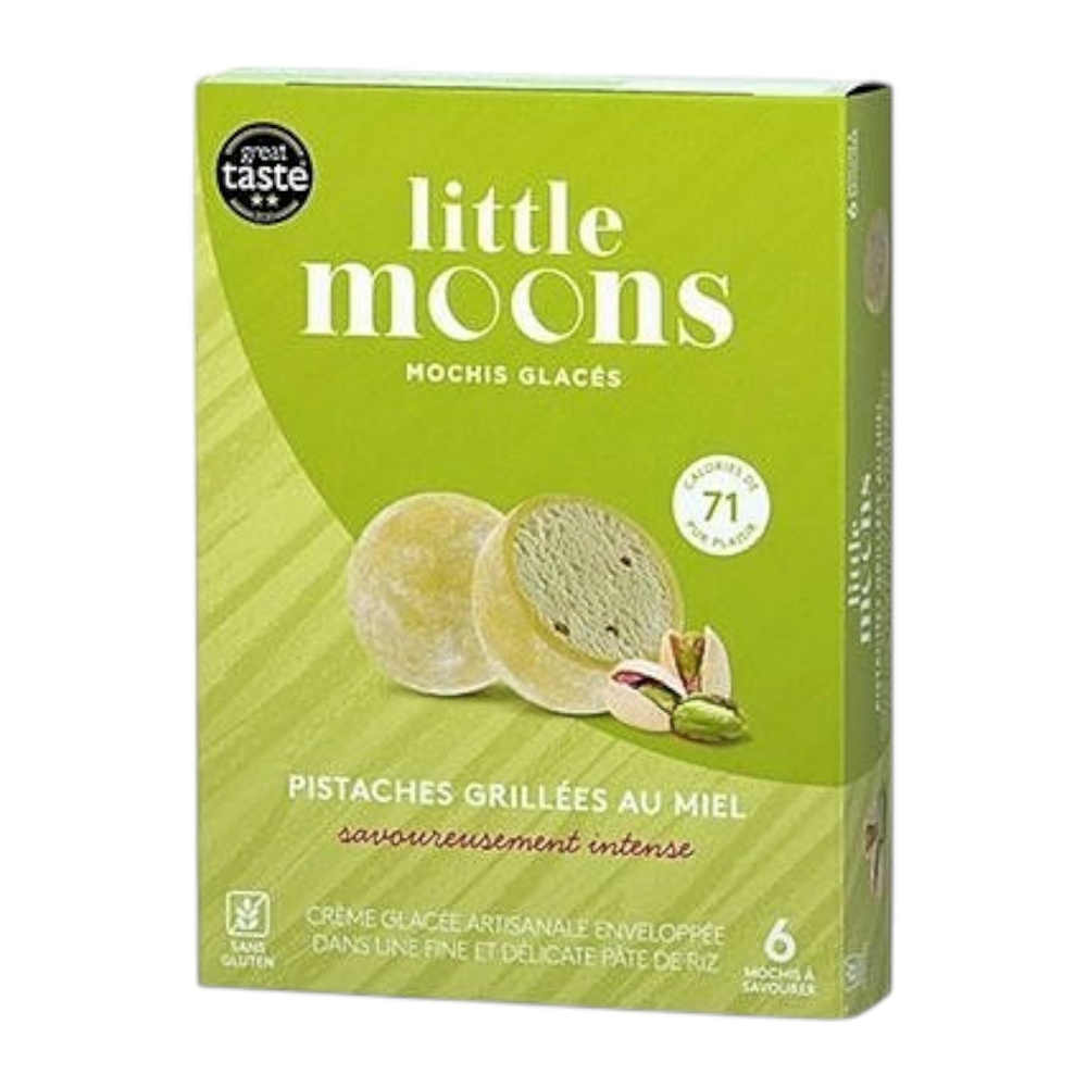 LITTLE MOONS Mochi Ice Cream Honey Roasted Pistachio 192g
