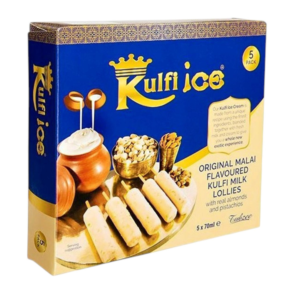 KULFI ICE Original Malai Kulfi Milk Lollies 5*70ml