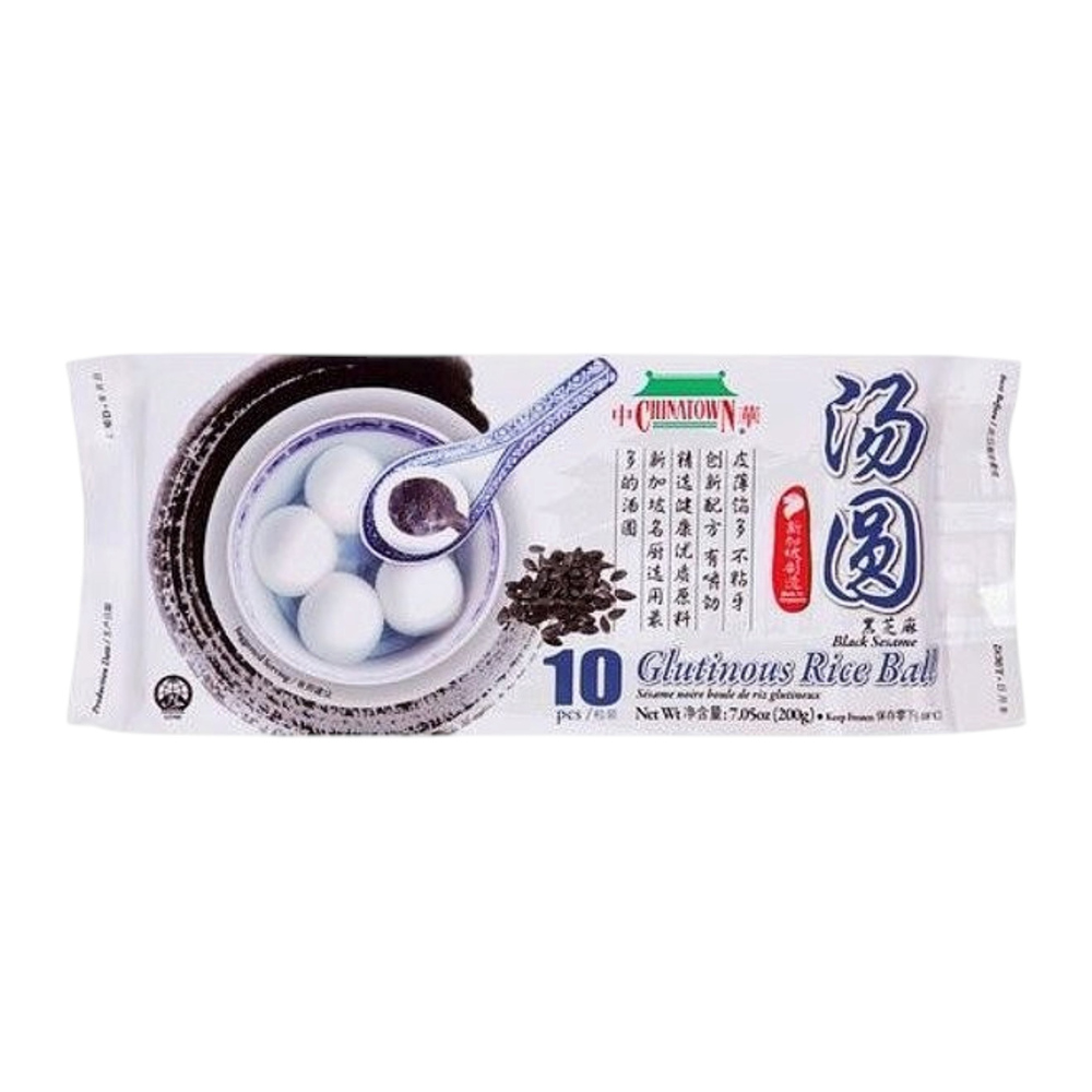 CHINATOWN Glutinous Rice Ball Black Sesame 10 PCS 200g