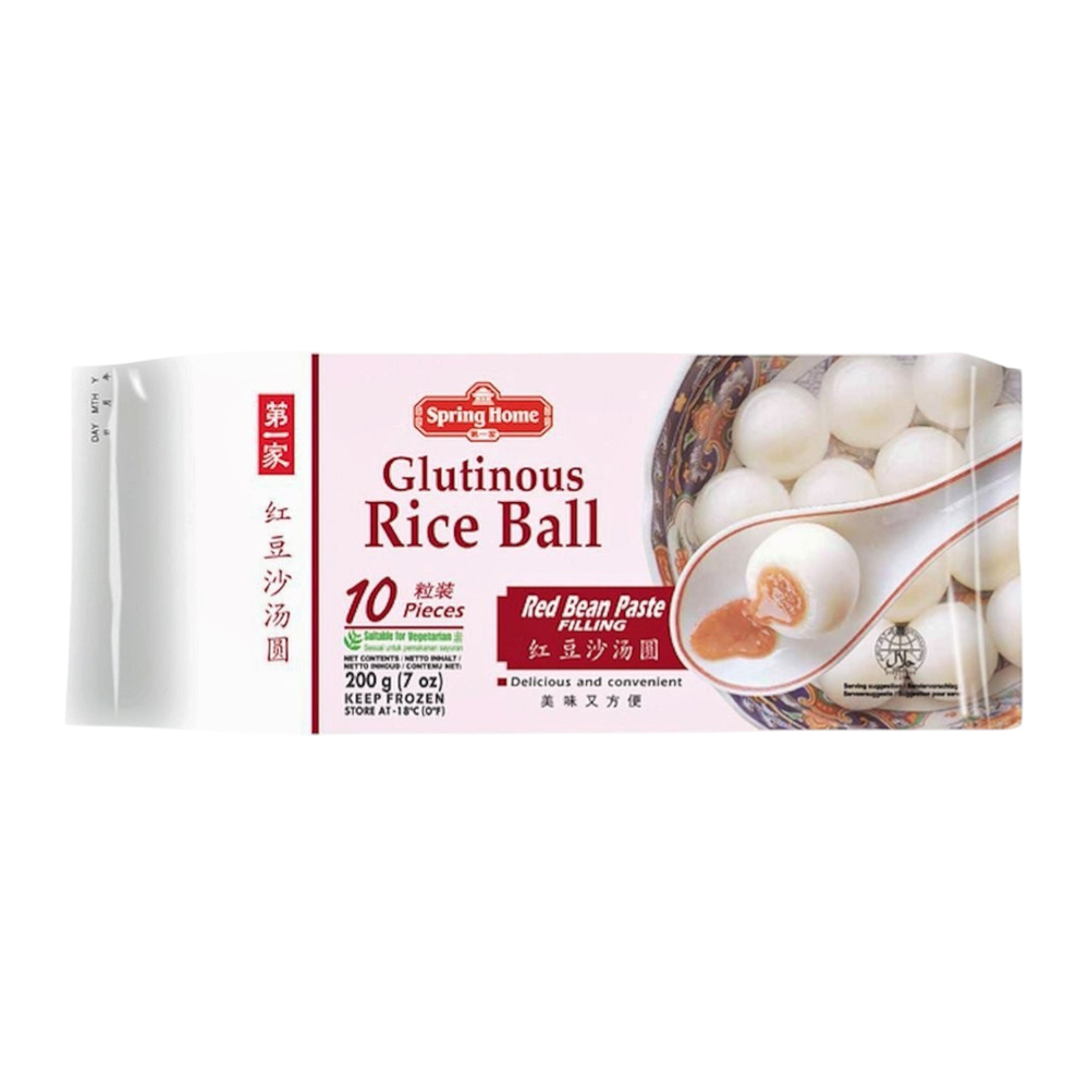 SpringHome Glutinous Rice Balls & Red Bean Paste 200g