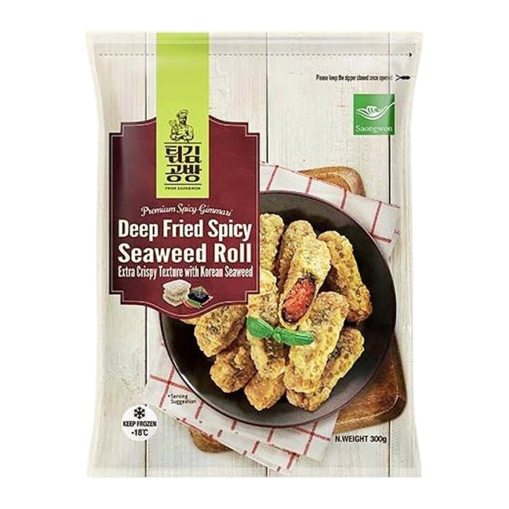 SAONGWON Deep-Fried Spicy Gimmari Seaweed Roll 300g