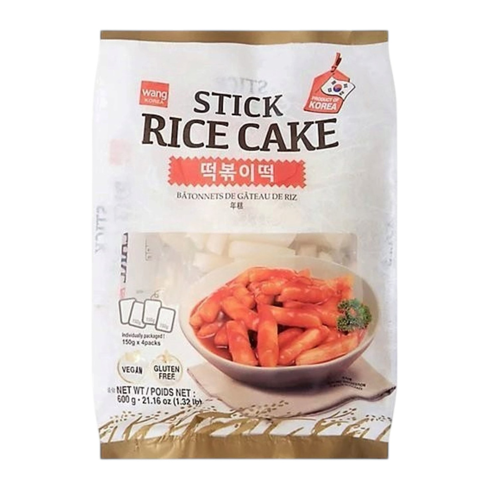 WANG Topokki Rice Cake Sticks 150g*4