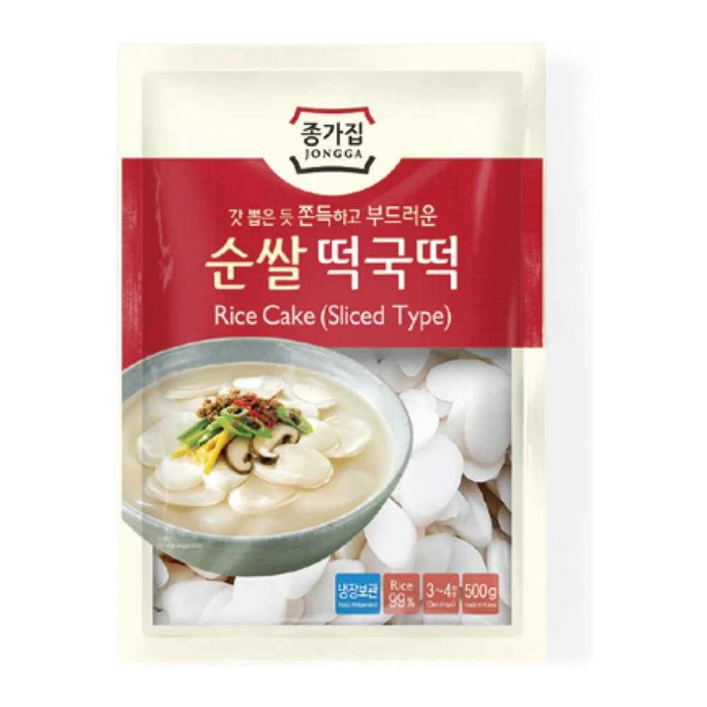 Jongga Rice Cake Slice 500g