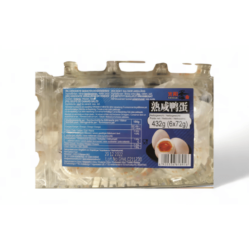 Goosun cooked salted duck eggs 6*72g (432g)
