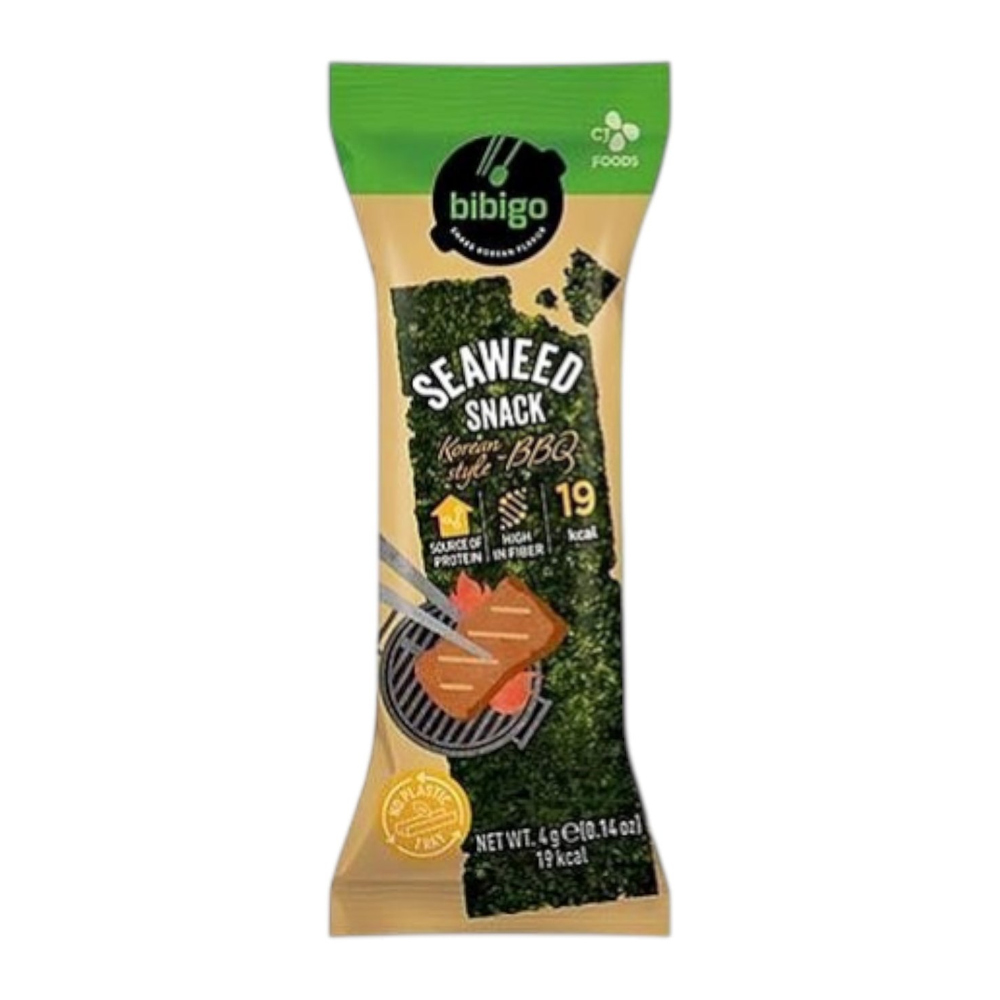 BIBIGO Seaweed Snack BBQ Flavor 4g