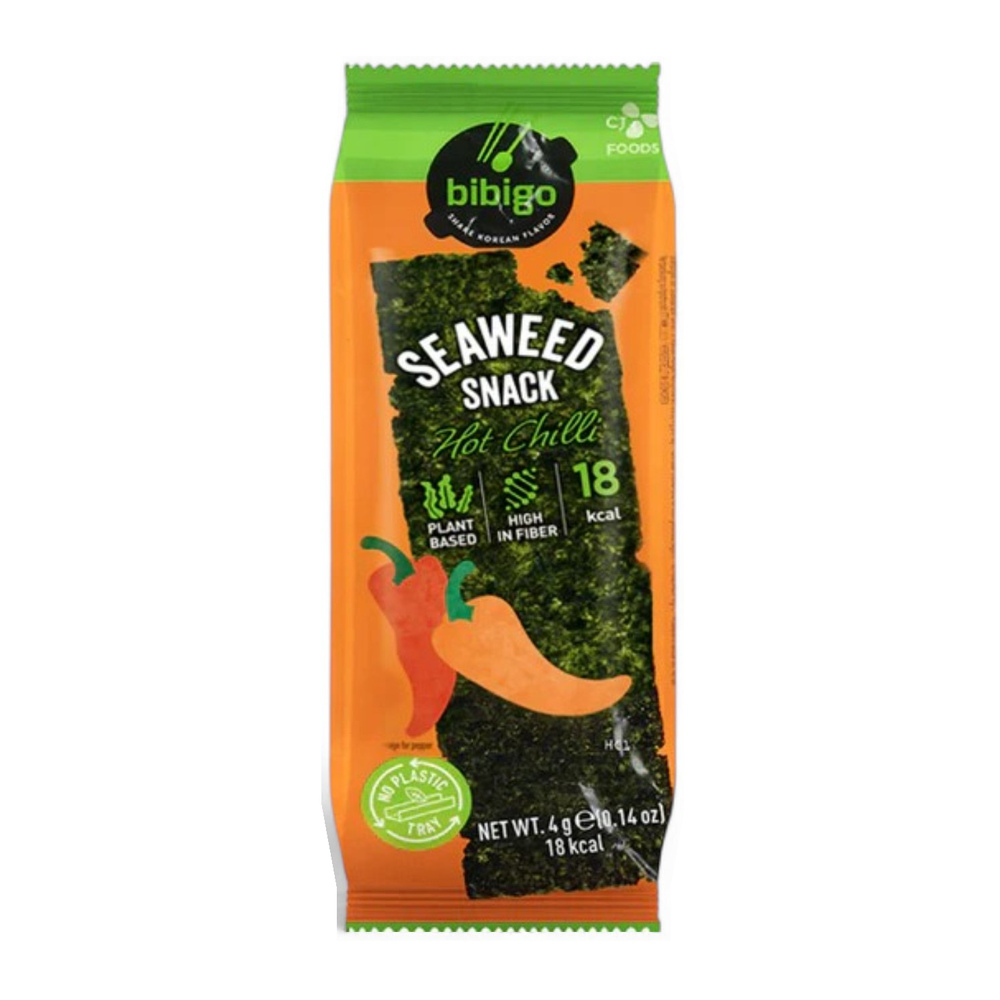 BIBIGO Seaweed Snack Hot Chili Flavor 4g