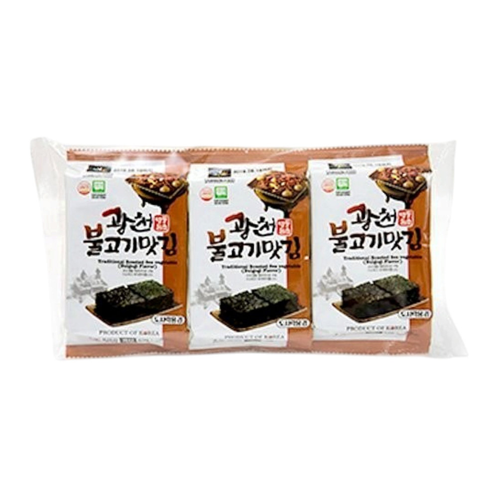 SAMWON FOOD Seaweed Snack Bulgogi Flavor 3*4g