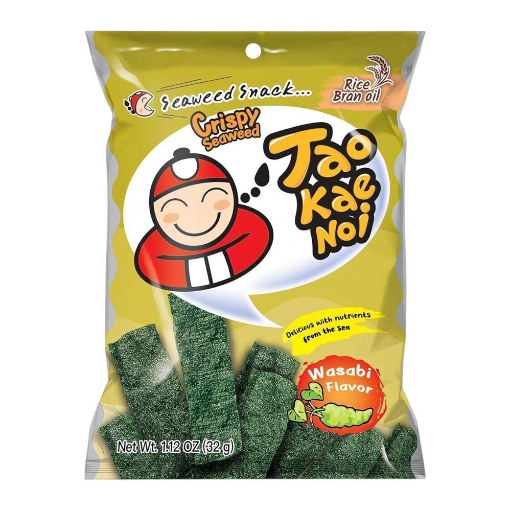 Taokaenoi Crispy Seaweed Wasabi Flavor 32g