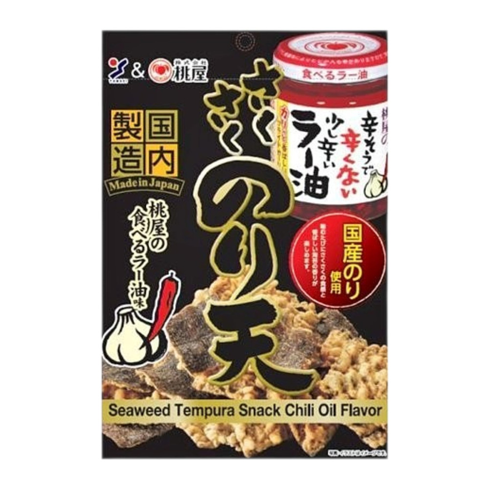 YAMAEI Seaweed Tempura Snack Momoya Chili Oil Flavor 65g