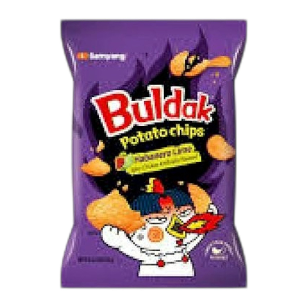 SAMYANG Buldak Potato Chips Habanero&Lime Flavor 55g