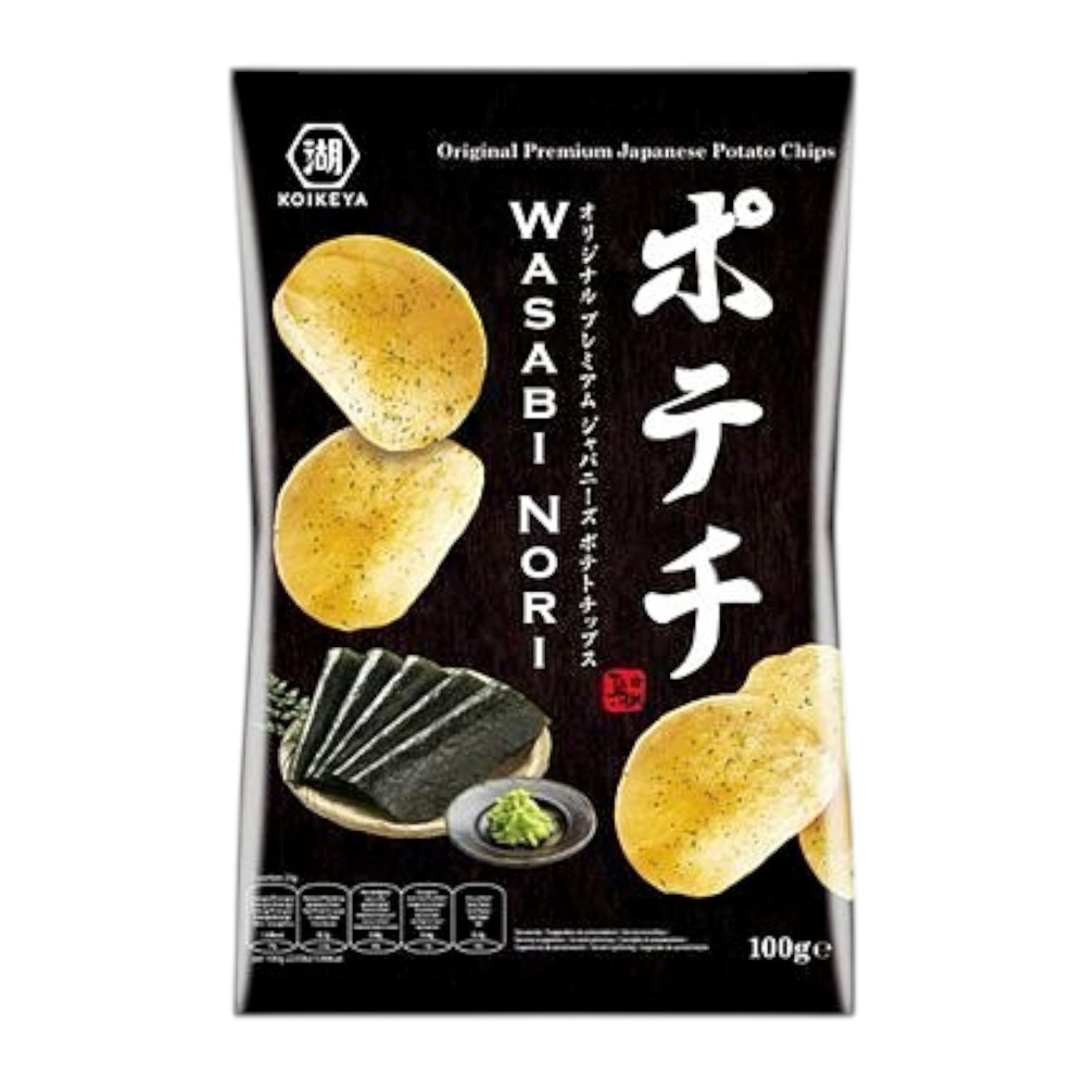 Koikeya Potato Chips Wasabi Nori Flavor 100g
