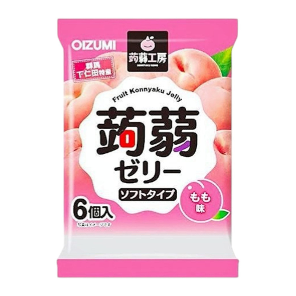 Konjac Kobo Konjac Jelly White Peach Flavor 112g