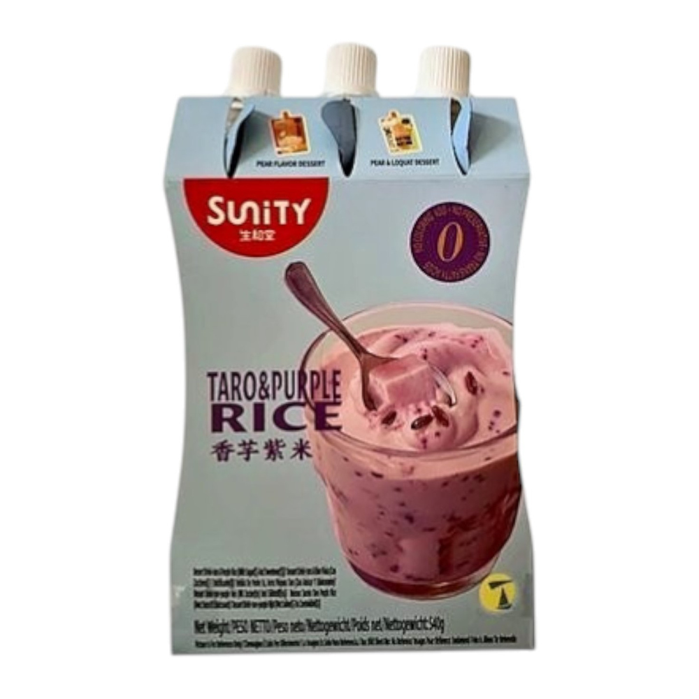 Sunity Taro and Black Rice Dessert 3pcs 540g