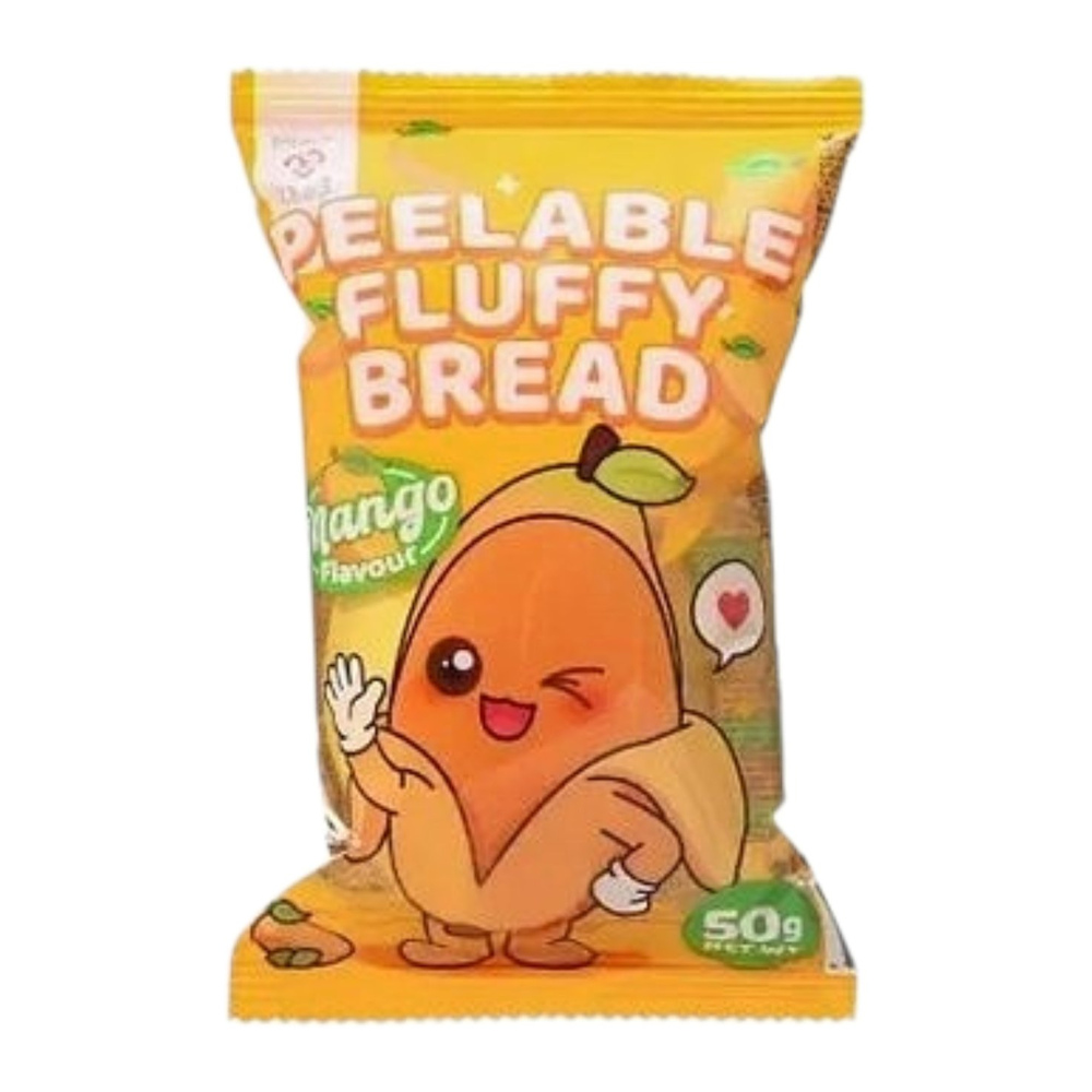 TOKIMEKI Peelable Fluffy Bread Mango Flavor 50g