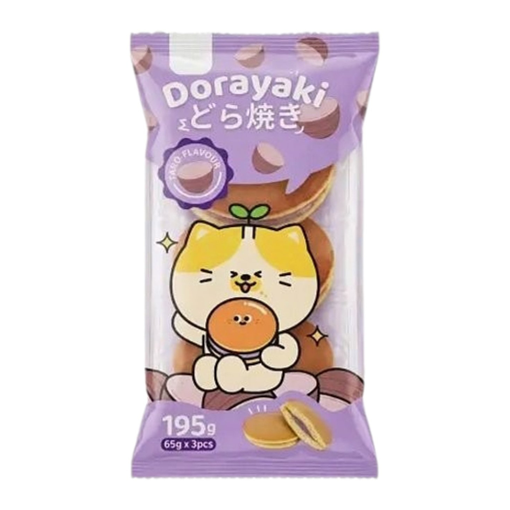 Tokimeki Dorayaki Taro Flavor 3pcs 195g