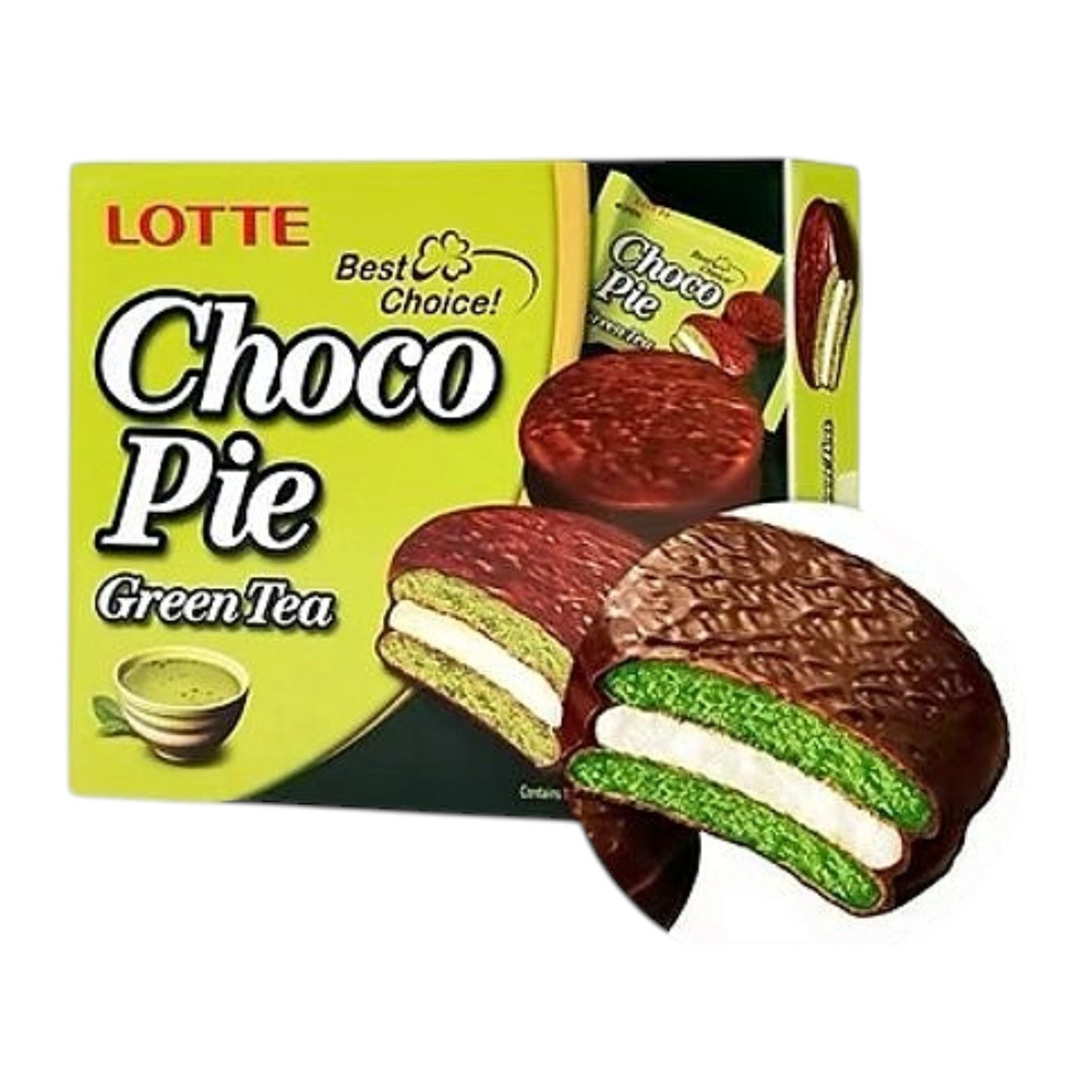 ORION Chocolate Pie Green Tea Flavor 12pcs 336g