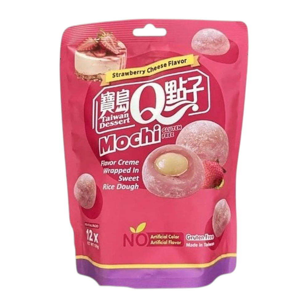 Q Mochi Strawberry Cheese Flavor 180g