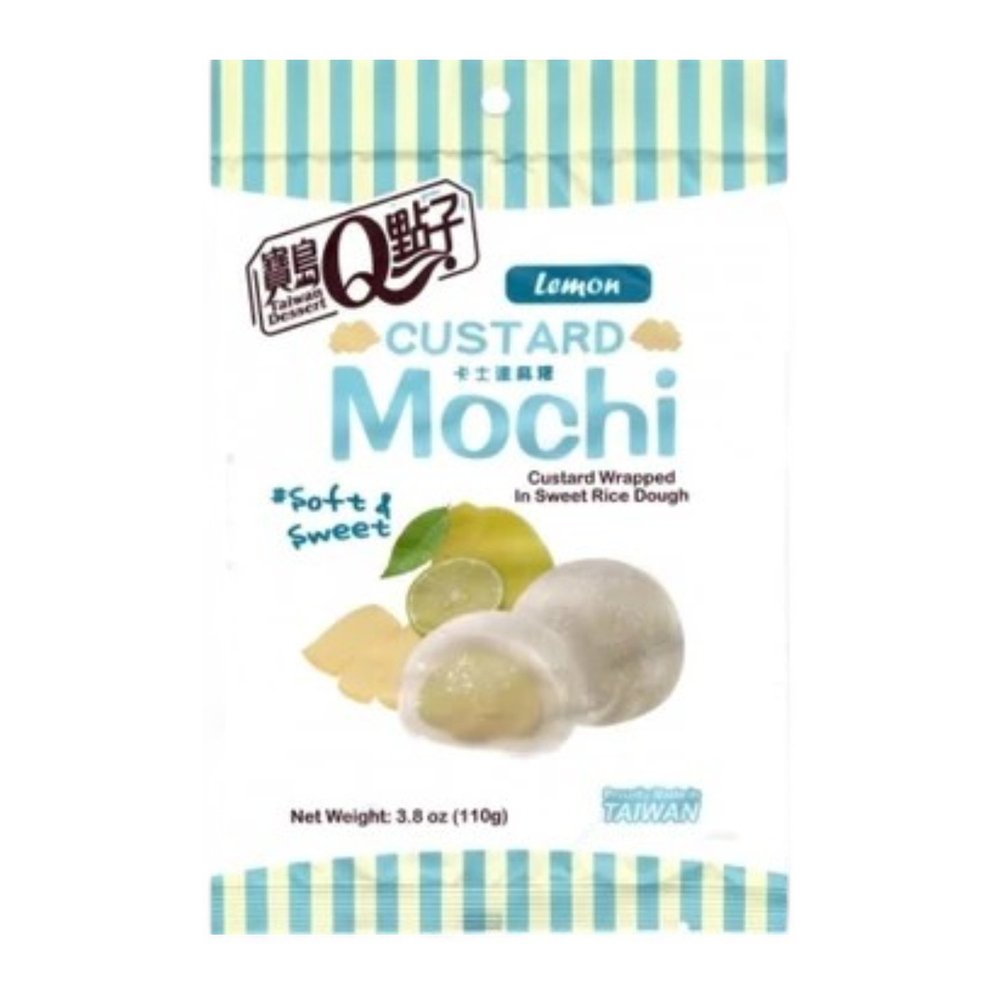 TAIWAN DESSERT Custard Mochi Lemon Flavor 110g