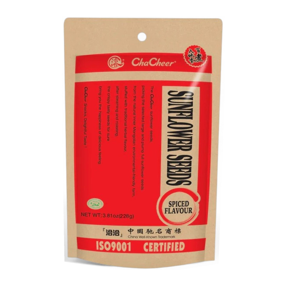 CHACHA Roasted Sunflower Seeds Spiced 228g
