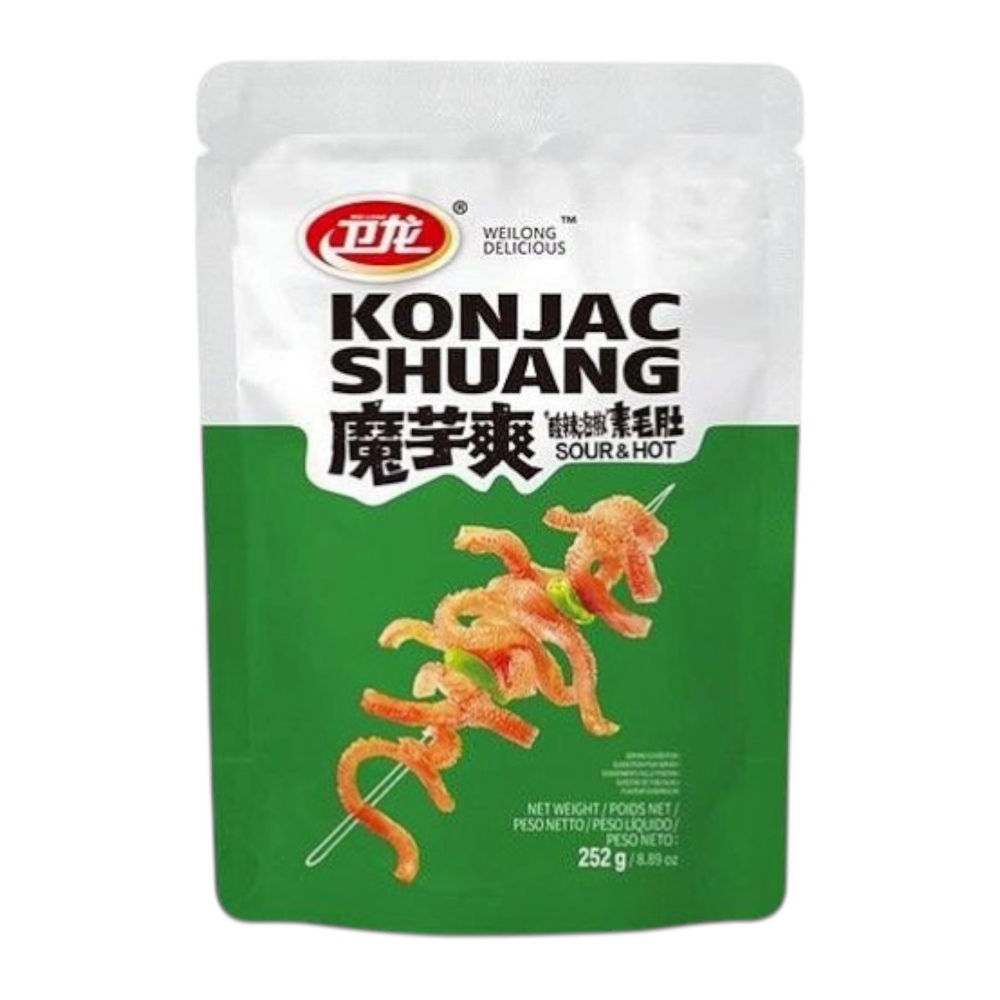 WEILONG Konjac Shuang Sour & Hot 252g