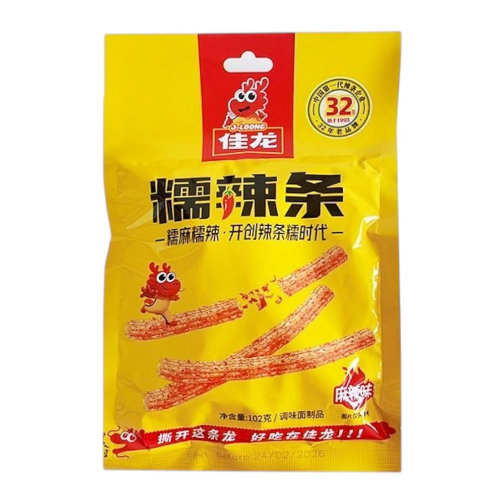 J-Loong Gluten Strips Hot&Spicy 102g
