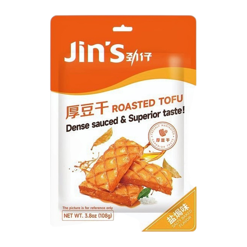 Jin's Roasted Tofu Salty Baked Flavor 108g