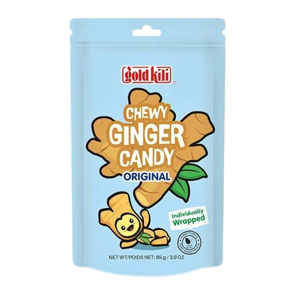 Gold Kili Chewy Ginger Candy Original Flavor 85g