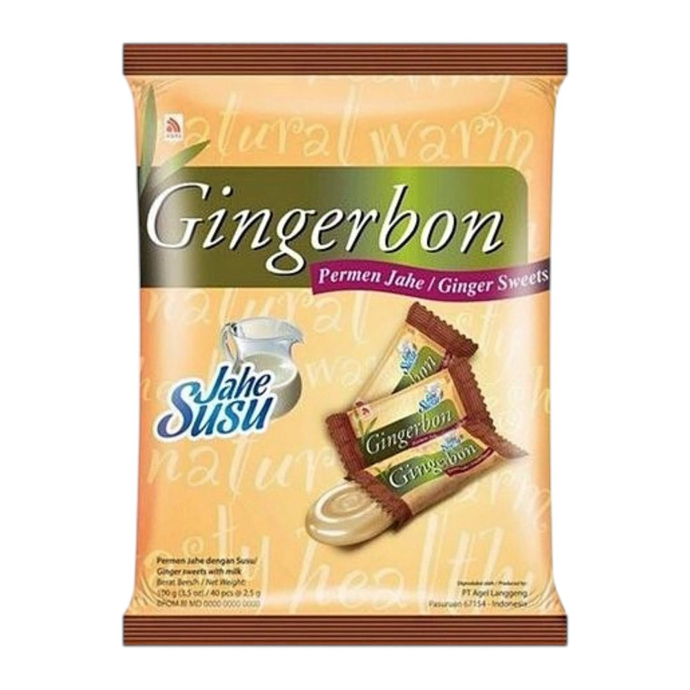GINGERBON Ginger Candy Jahe Susu Flavor 100g