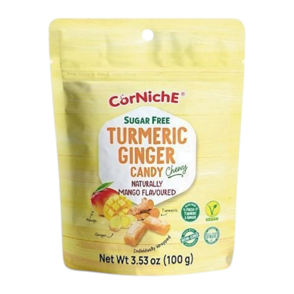 Corniche Turmeric Ginger Candy Mango Flavor 100g