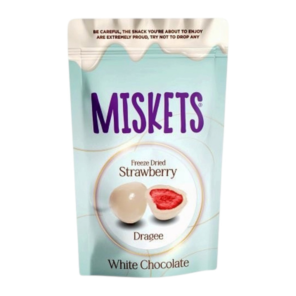 Miskets Milk Chocolate Coated Sawberry 80g