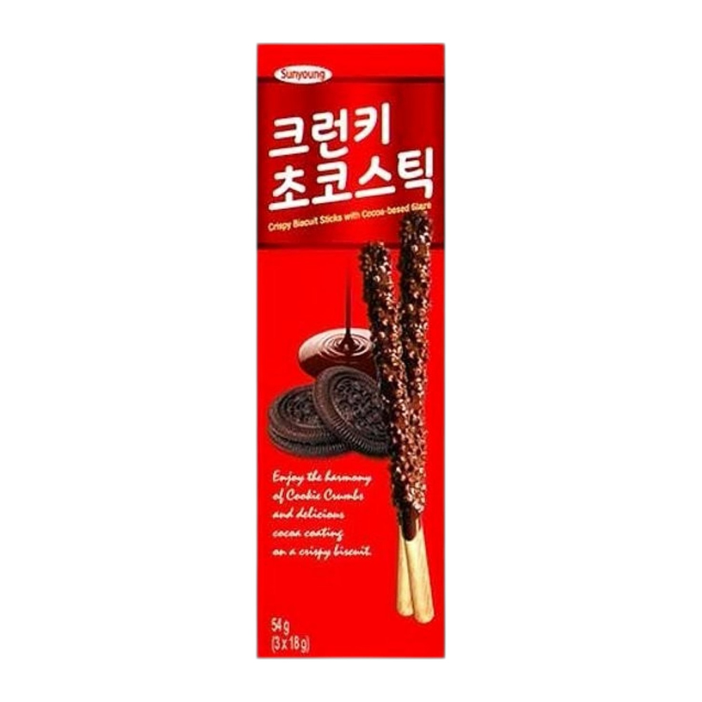 SUNYOUNG Crunky Choco Biscuit Sticks 54g