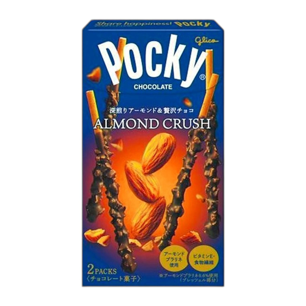 GLICO Pocky Biscuit Chocolate Almond Crush Flavor 46.2g
