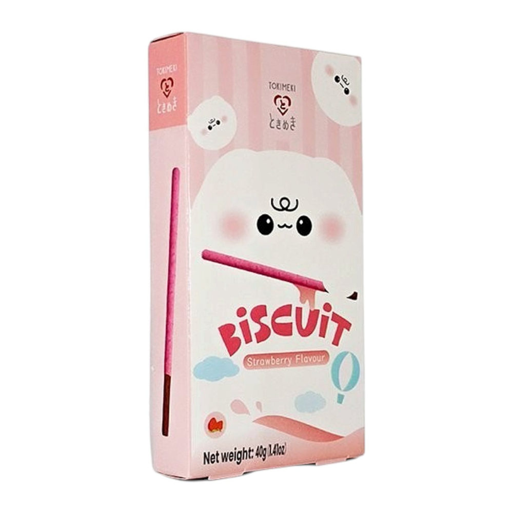 TOKIMEKI Biscuit Stick Strawberry Flavor 40g