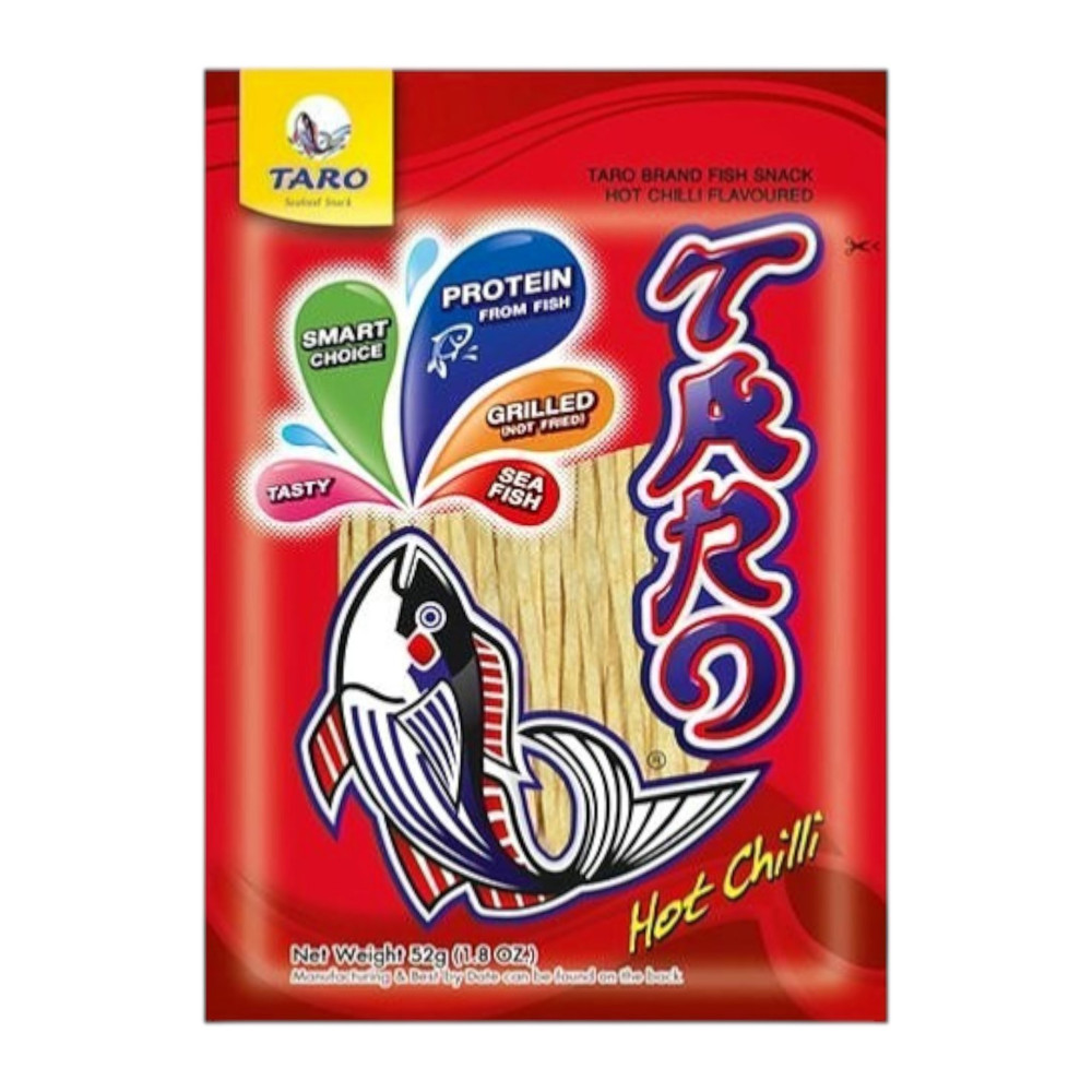 Taro Fish Snack Hot Chili 52g