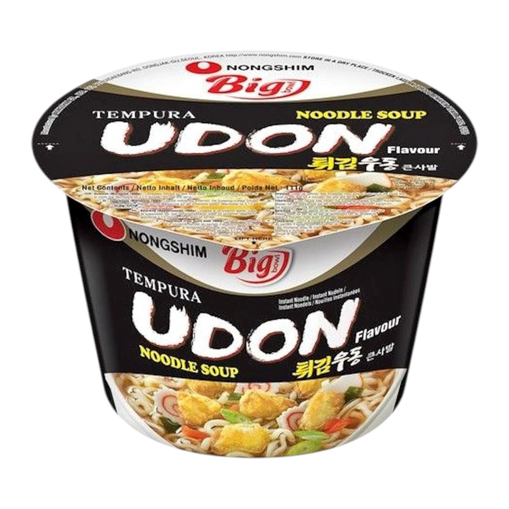 NONGSHIM Big Bowl Instant Tempura Udon Noodles 111g