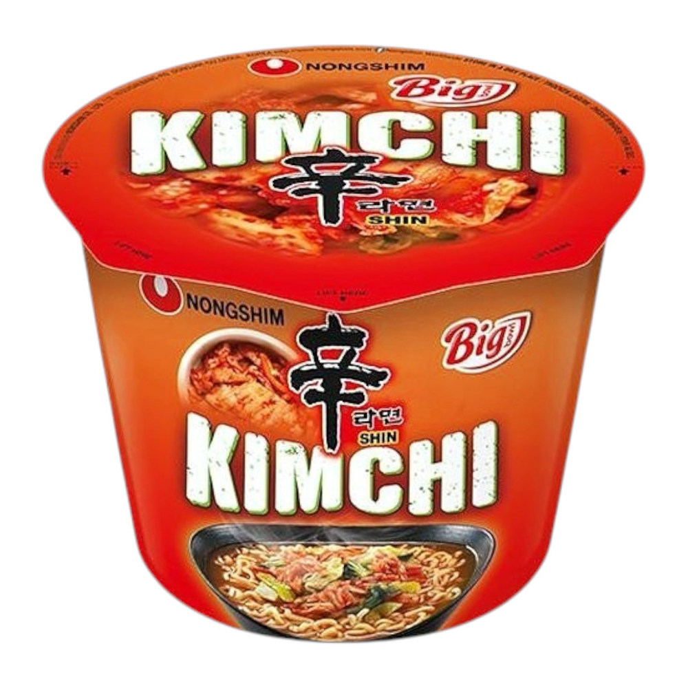 Nongshim Big Bowl Kimchi Shin Ramen 112g VEGAN