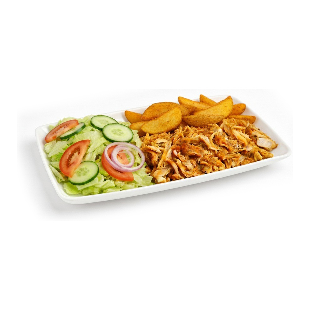 48. Kanakebab Lohkoperunoilla